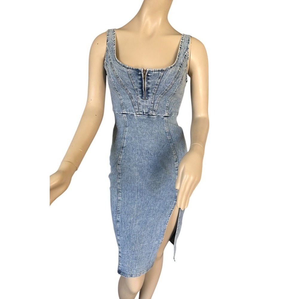 Denim Midi Dress